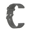 Pulseira para Garmin Forerunner 55 - silicone 20mm -fv-20mm-cinza