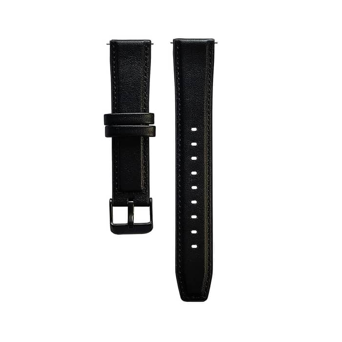 Pulseira de couro 20mm compatível com Garmin Forerunner 55 3